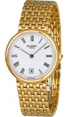 Olympic Gents Gold Genuine Swiss Made Watch White Dial